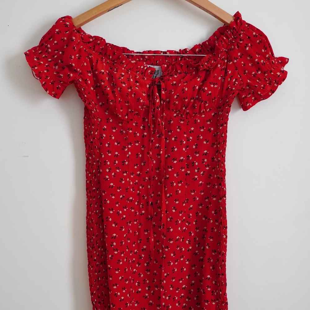 Off The Shoulder Mini Dress